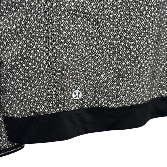 Lululemon Women’s Full Zip Hit It Jacket Frozen Fizz White Black Size 8 - Picture 8 of 13